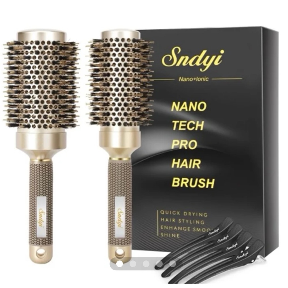 Nano Tech Pro CERAMIC IONIC Hair Brush Set